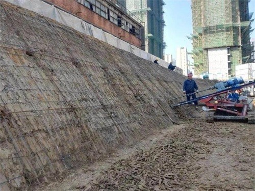 牡丹建筑边坡支护