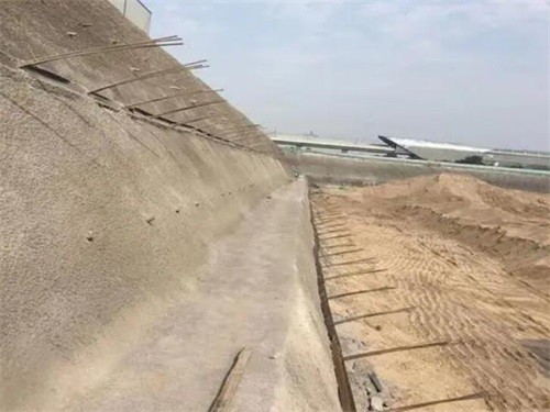 牡丹河道边坡加固